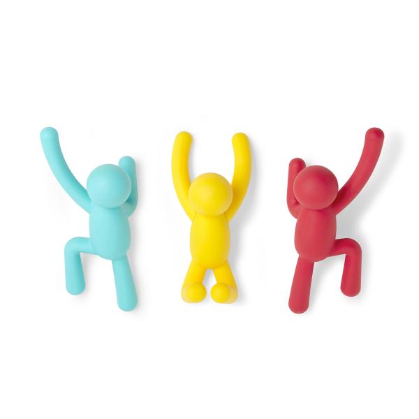 buddy hooks bunt kleiderhaken garderobe by Umbra 3er set 318165-022