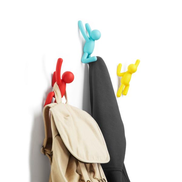 buddy hooks bunt kleiderhaken garderobe by Umbra 3er set 318165-022