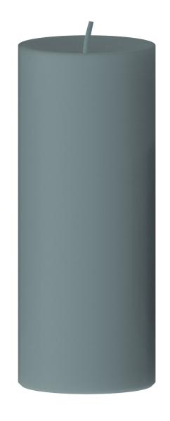 stumpenkerze gegossen 034 gletscher engels kerzen Ø8 xH15cm 82 Std mit brennstop