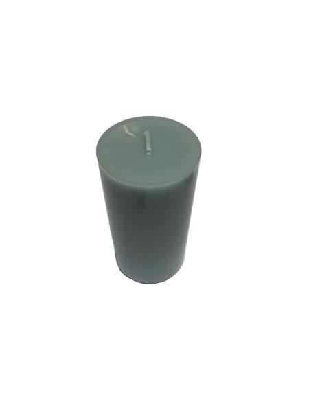 stumpenkerze gegossen 034 gletscher engels kerzen Ø8 xH15cm 82 Std mit brennstop