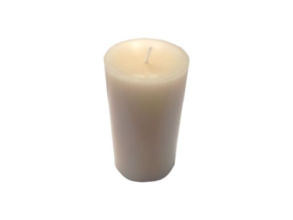 stumpenkerze gegossen hortensie engels kerzen Ø 8 x H 15 cm 82 Std mit brennstop