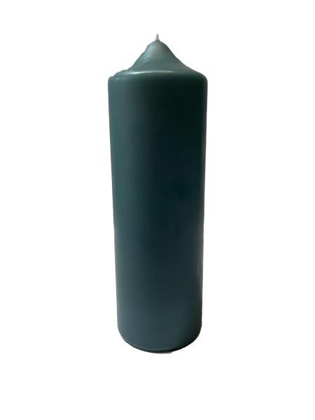 stumpenkerze / kaminkerze getaucht  No 084 arktis engels kerzen Ø8 xH25cm 125Std