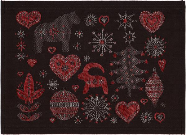 ekelund tischset / platzdecke julnatt 90 35 x 48 cm 100% bio-baumwolle