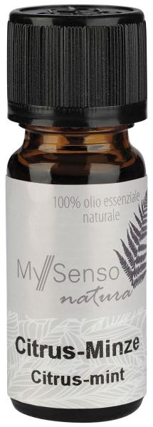 mysenso natura ätherisches duftöl zitrus-minze 10ml  my senso duftöllampe