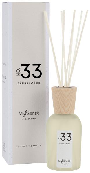 mysenso premium diffuser no 33 sandalwood 240ml my senso raumduft