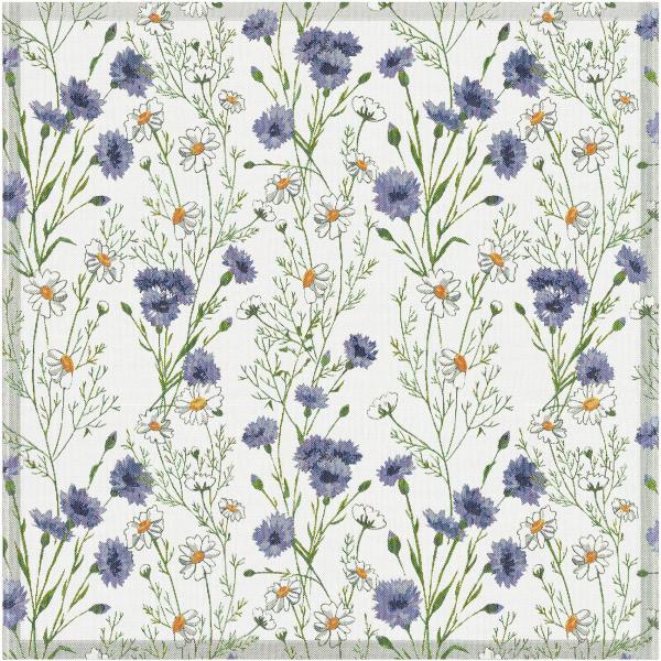 ekelund tischdecke sommar / sommer 145 x 145 cm 100% bio-baumwolle