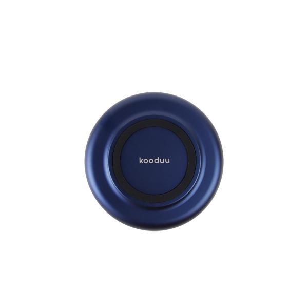 kooduu glow 10 cobalt blue hochwertiges aluminium designer Windlicht m rauchglas