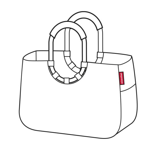 loopshopper L by reisenthel frame dots white OR7072 shopper