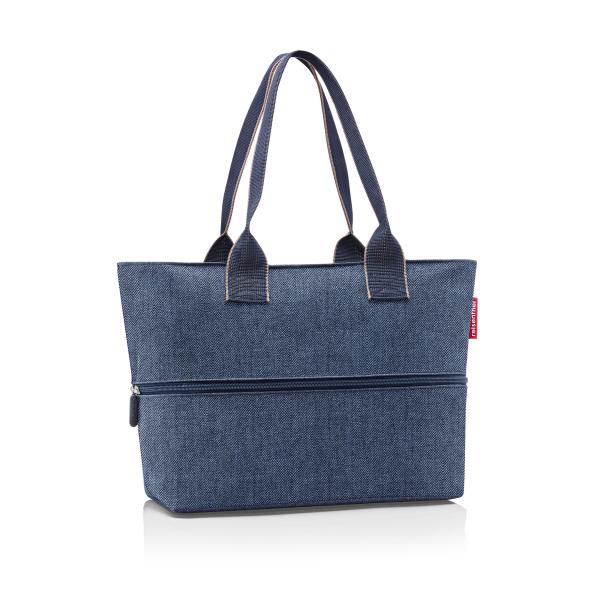 shopper E1 by reisenthel herringbone dark blue RJ4113