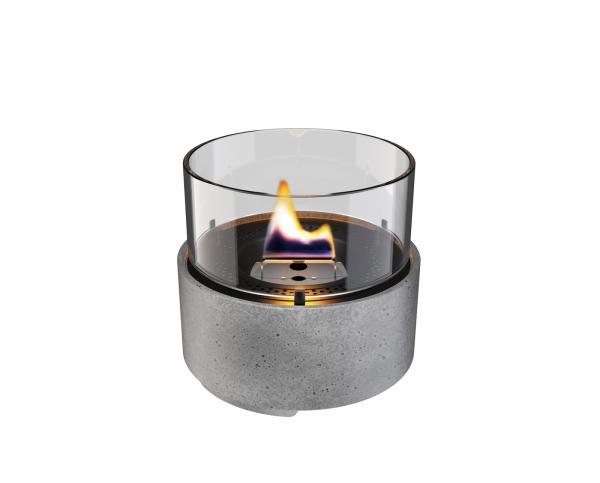 cafe 14 lava porcelain lavakeramik grau tischfeuer tenderflame Ø 14,2 x 13,5 cm