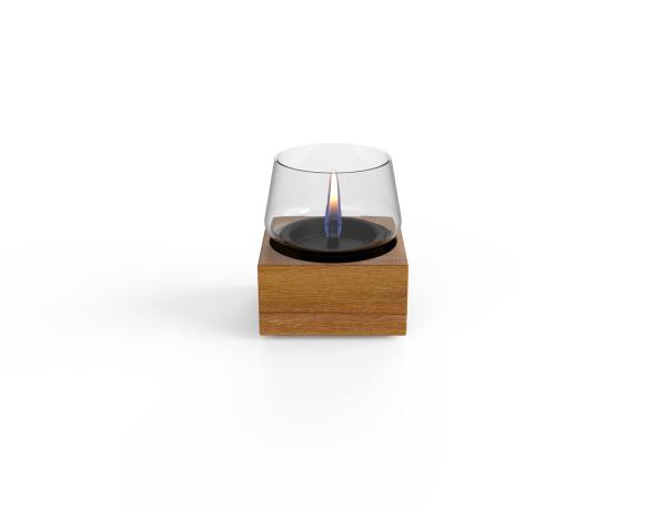 poppy 14 natual oak natur eiche tischfeuer tenderflame Ø 14,x 13,3 cm