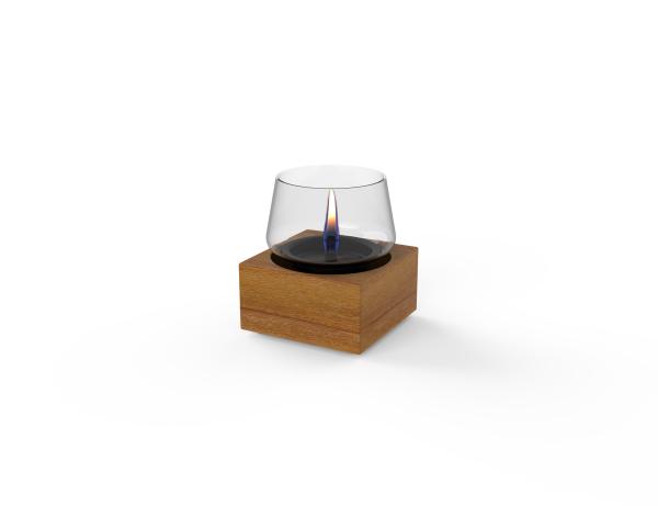 poppy 14 natual oak natur eiche tischfeuer tenderflame Ø 14,x 13,3 cm