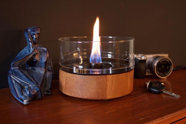 cafe 18 oak black eiche tischfeuer tenderflame Ø 18,3 x 13,6 cm