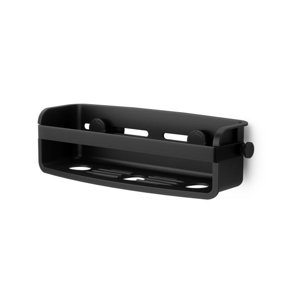 flex adhesive bin black by umbra 1021300-040 selbstklebende duschablage