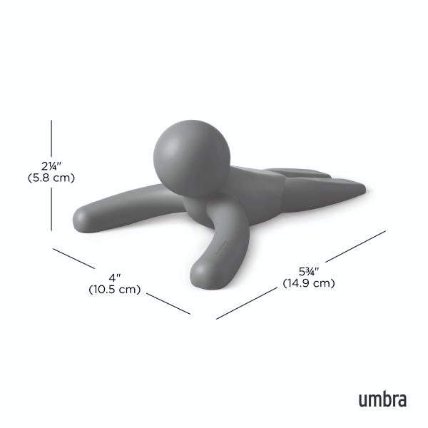 buddy doorstop türstopper charcoal umbra 1013258-149