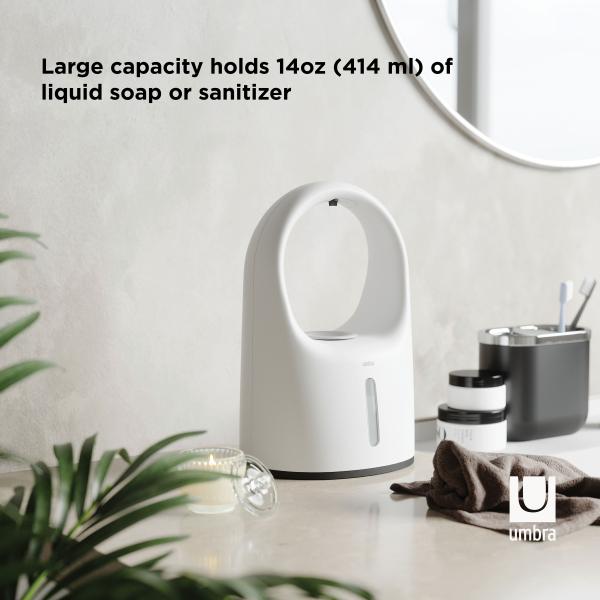 rain automatischer seifenspender mit bewegungssensor white by umbra 1017390-660