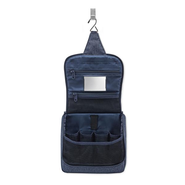 toiletbag by reisenthel herringbone dark blue WH4113
