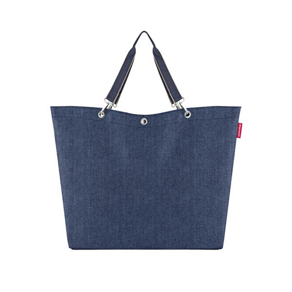 shopper XL by reisenthel herringbone dark blue ZU4113
