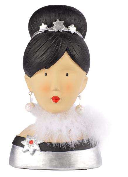 aufsteller ladykopf audrey ca 30 cm by baden 1236485