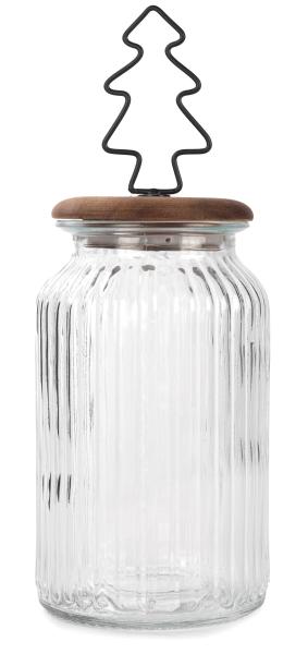 glas mit tannenbaum deckel 28 cm baden 1248920 keksdose