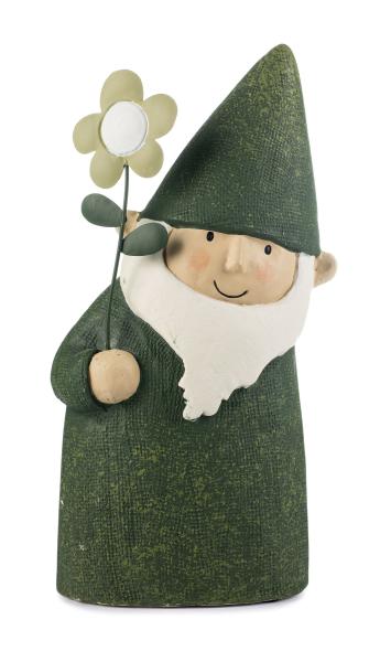 aufsteller zwerg mit blume ca 30 cm by baden 2224028