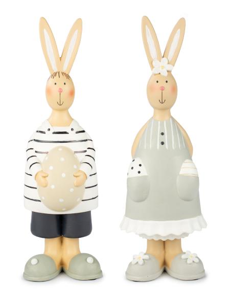 aufsteller hase 2er sortiert osterhase osterdekoration 36 cm baden 2259035