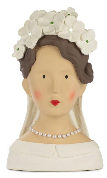 aufsteller ladykopf braut ca 25 cm by baden 509988