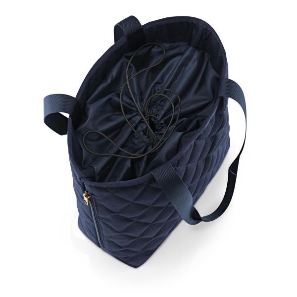 classic shopper M medium by reisenthel rhombus midnight gold DH4110
