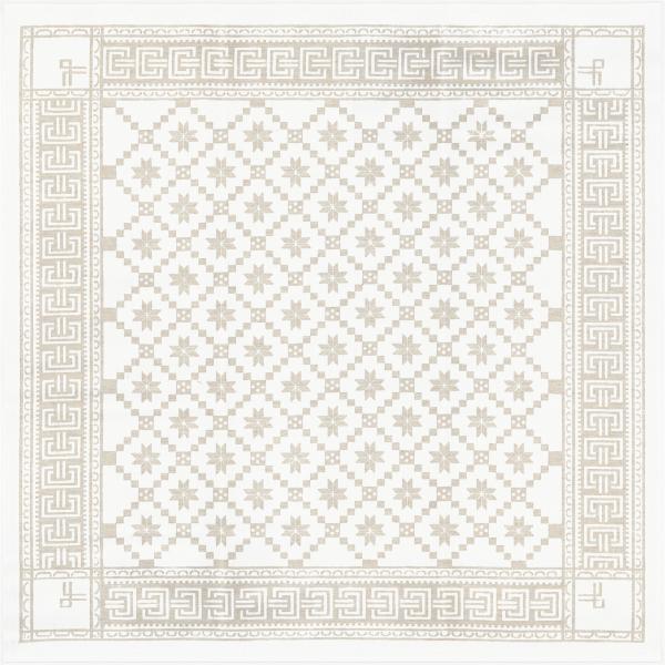 ekelund mitteldecke tischdecke elegans 80x80 55% bio-baumwolle 45% bio-leinen