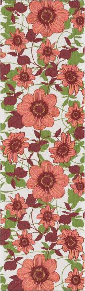 ekelund tischläufer aftonblom 35x120cm 100% bio-baumwolle