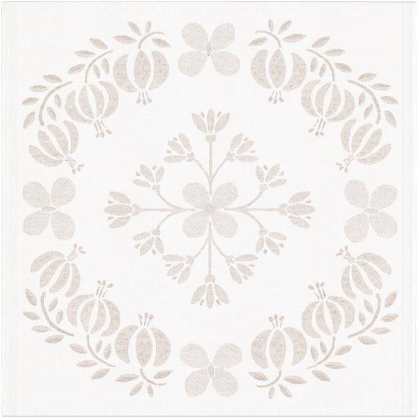 ekelund mitteldecke tischdecke elegans 80x80 55% bio-baumwolle 45% bio-leinen