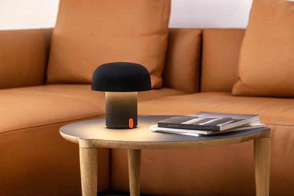kooduu sensa tragbare tischlampe anthracite dimmbar und über USB aufladbar