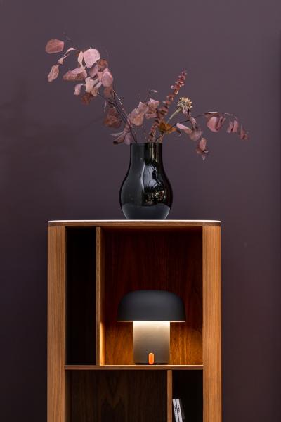 kooduu sensa tragbare tischlampe anthracite dimmbar und über USB aufladbar