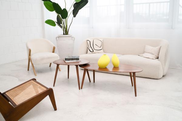 blumenvase bent 2 vase ruby red Ø 21 x 22 cm by recozy+