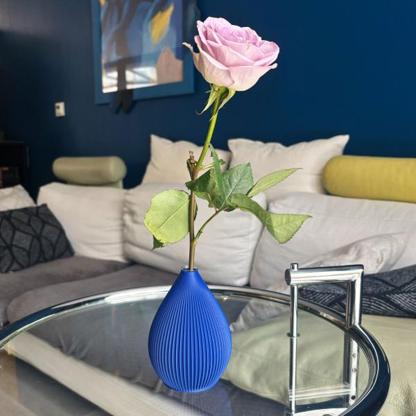 blumenvase balloon mini artic white  Ø 9 x 12 cm by recozy+