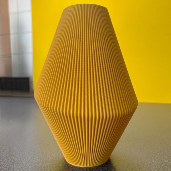 blumenvase cone 2 vase golden orange Ø 15 x 21,5 cm by recozy+