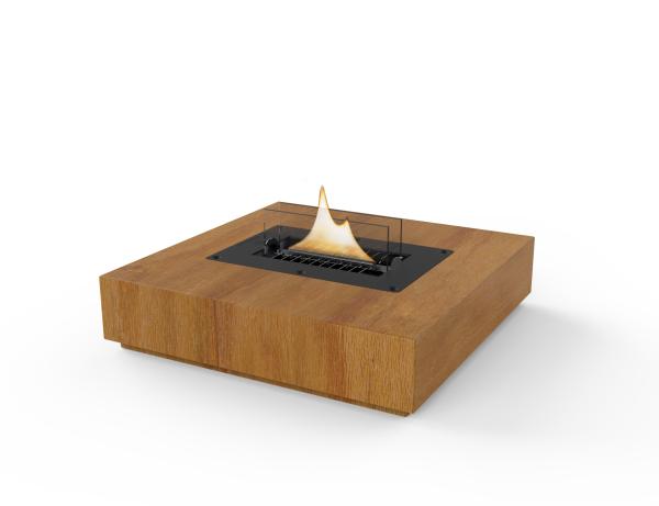 holly 90 natural oak / eiche black tischfeuer tenderflame 30 x 30 x 11 cm
