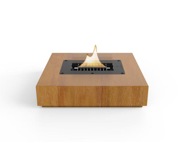 holly 90 natural oak / eiche black tischfeuer tenderflame 30 x 30 x 11 cm