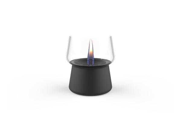 amaryllis 10 black sicheres tischfeuer, tenderflame kein bioethanol Ø 12 x 13,5 cm