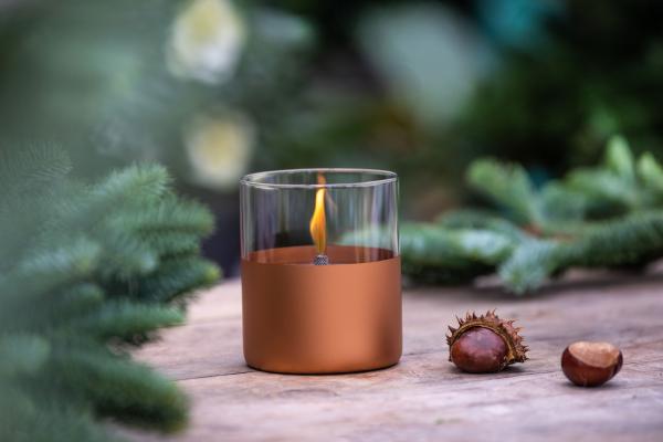 lilly 10 copper sicheres tischfeuer tenderflame gift set Ø 10 x 11,5cm