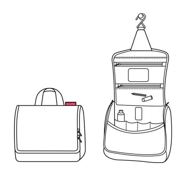 toiletbag by reisenthel black WH7003