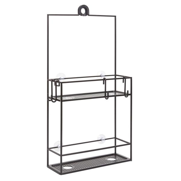 cubiko shower caddy black shower organiser by umbra black 023461-040