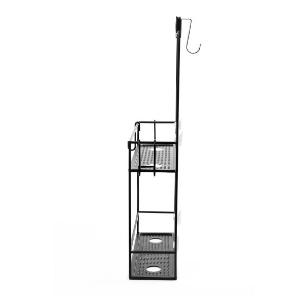 cubiko shower caddy black shower organiser by umbra black 023461-040