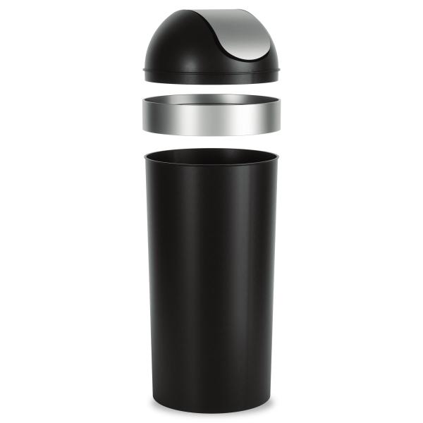 venti 62L mülleimer mit schwingdeckel by umbra ø 37 cm x 89 cm 1022664-047