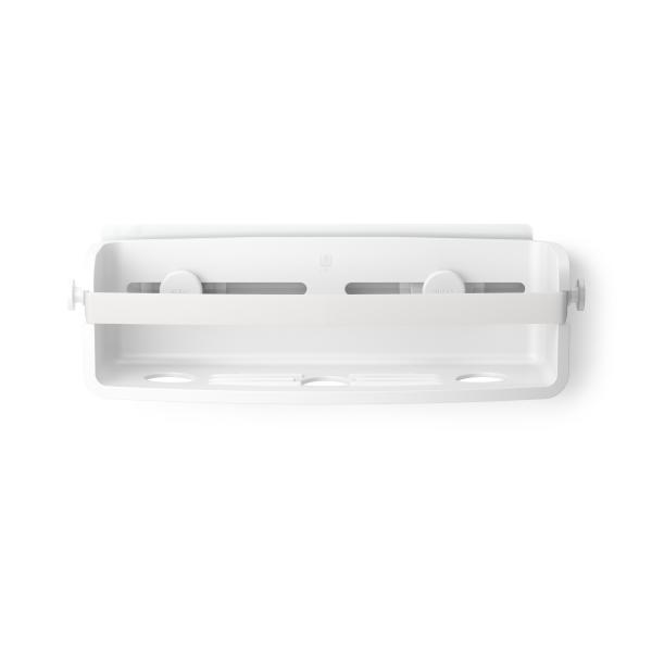flex adhesive bin white by umbra 1021300-660 selbstklebende duschablage