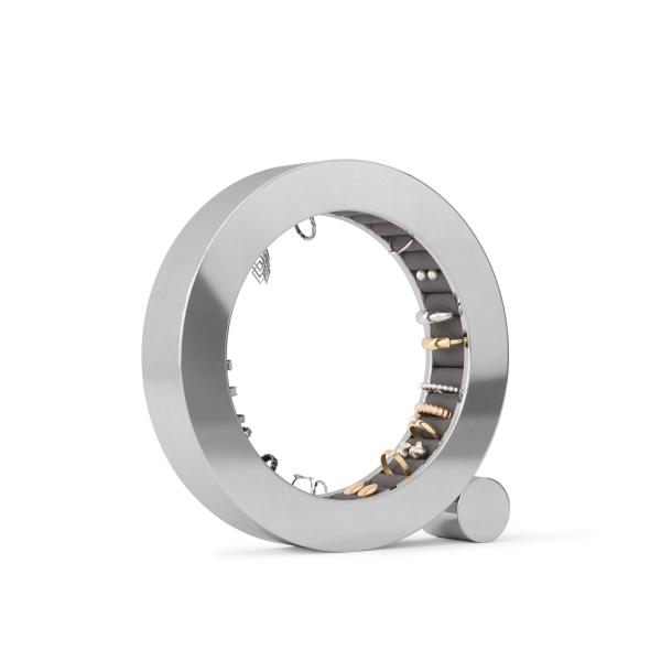 ferris schmuck organizer schmuckkästchen Ø 19x4cm metal chrome umbra 1022532-158