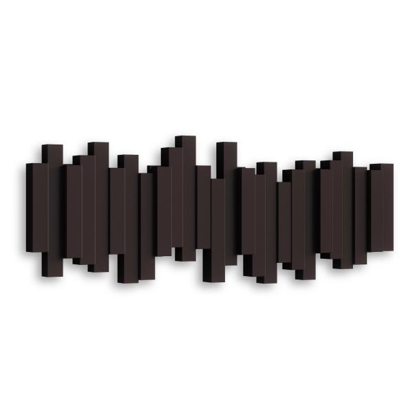 stäbchen garderobehaken kleiderhaken garderobe espresso 5 haken umbra 318211-213