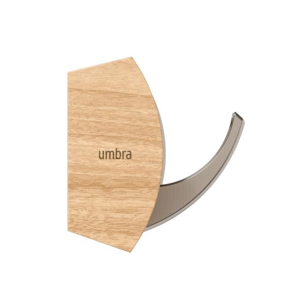 flip kleiderhaken garderobe by umbra natural 3 haken 318853-390 aufhänger