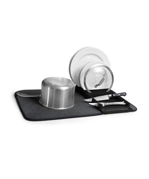 udry drying mat geschirrständer umbra black abtropfständer 330720-040